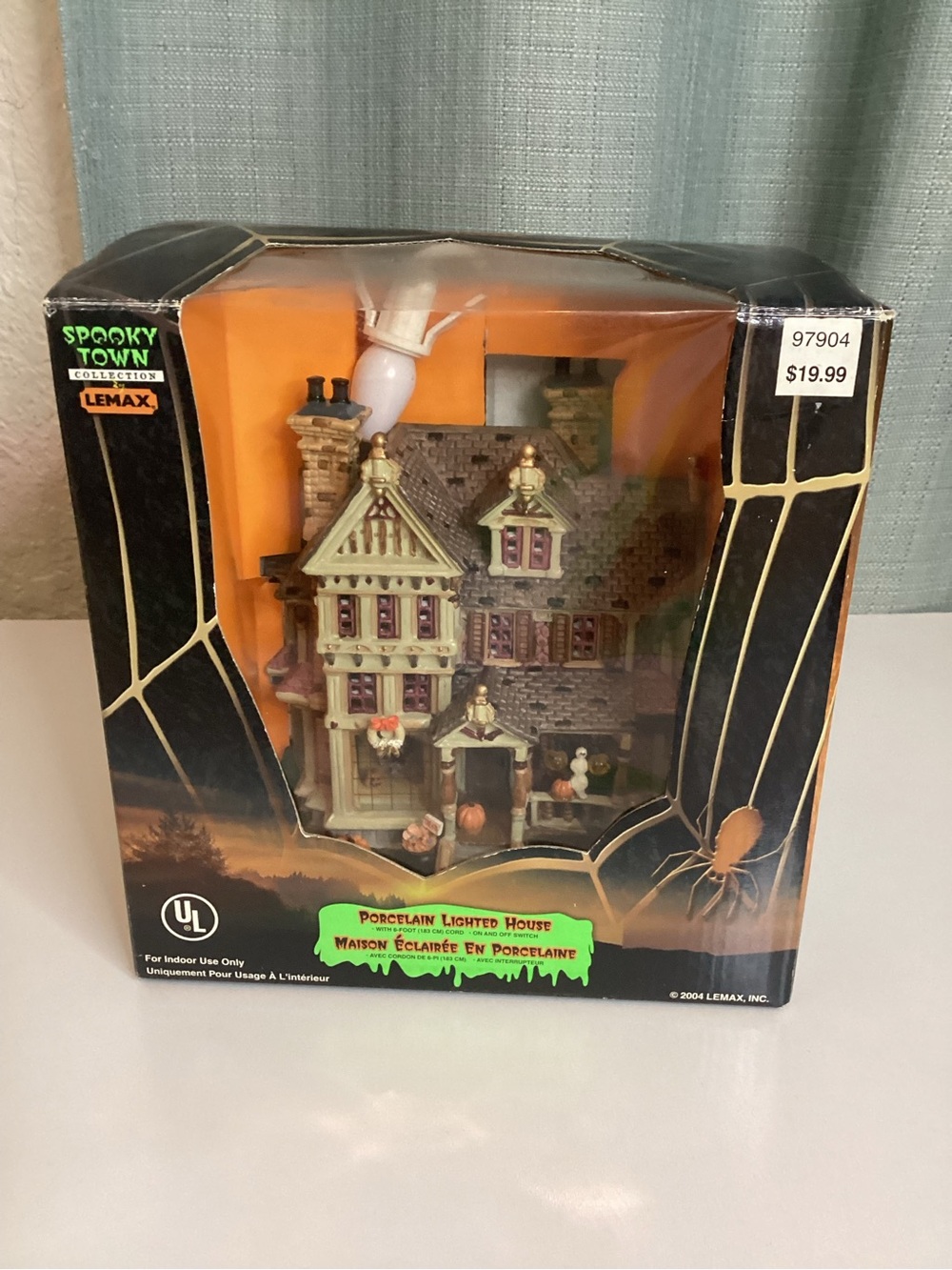 Lemax 2004 Spooky Towntrick Or Treaters Haven Lighted House Rare Halloween Decor